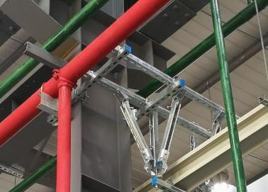 大城该抗震支架的整体式支吊架结构协调性好